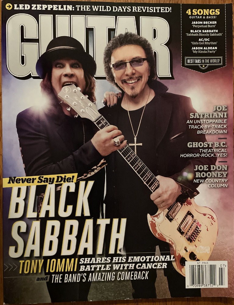 Guitar World July 2013 Magazine Back Issue. Guitar Jul 2013