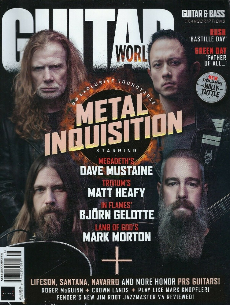 Guitar World August 2020, , GW Exclusive Roundtable Metal Aquisi