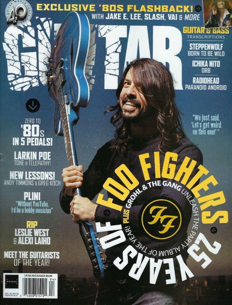 Guitar World April 2021, , Exclusive '80s Flashback! With Jake E.