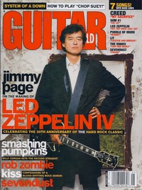 Guitar World January 2002 magazine back issue cover image