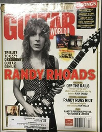 Ozzy Osbourne magazine cover appearance Guitar World March 2006