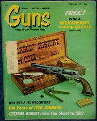 Guns February 1971 magazine back issue cover image