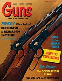 Guns March 1971 Magazine Back Copies Magizines Mags