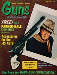 Guns June 1971 magazine back issue cover image