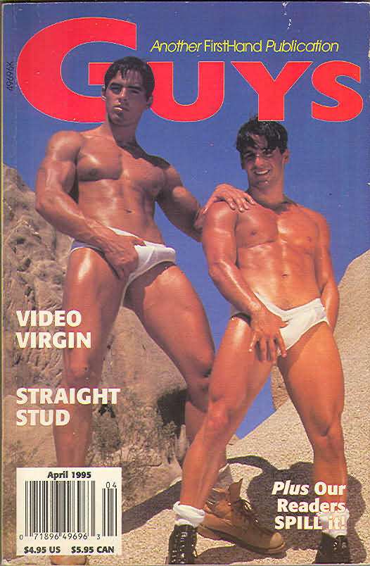 Guys April 1995 magazine back issue Guys magizine back copy 