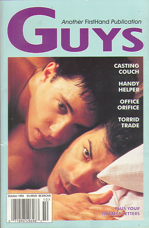 Guys October 1998 magazine back issue Guys magizine back copy 