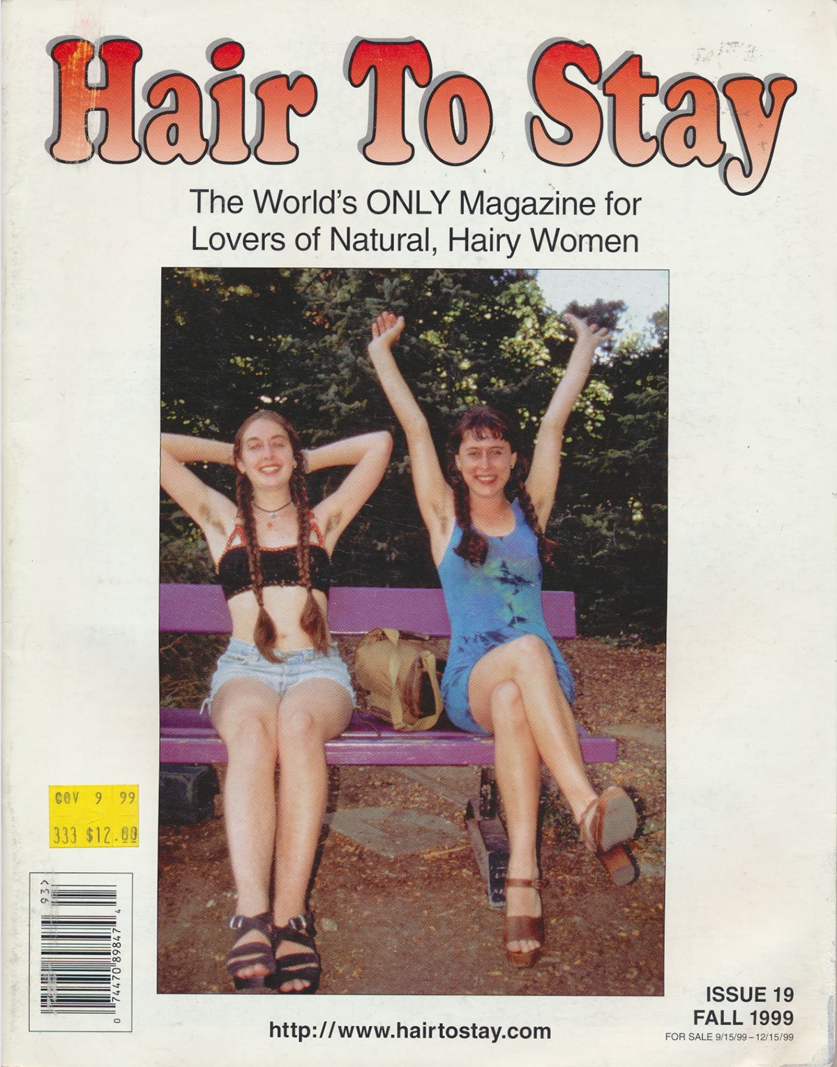 Hair to Stay # 19, Fall 1999 magazine back issue Hair to Stay magizine back copy 