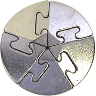 hanayama puzzles, metal puzzle by puzzlemaster, spiral spiral