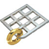 hanayama puzzles, metal puzzle by puzzlemaster, duet