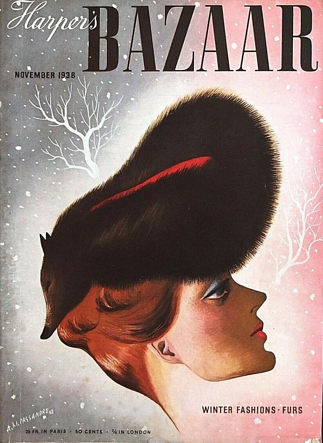 Harper's Bazaar November 1938, , November 1938 Harper's Bazaar Ma