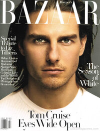 Tom Cruise magazine cover appearance Harper's Bazaar July 1999