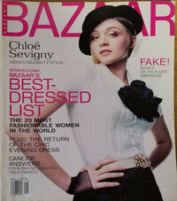 Chloe Sevigny magazine cover appearance Harper's Bazaar May 2001