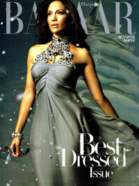 Jennifer Lopez magazine cover appearance Harper's Bazaar December 2006