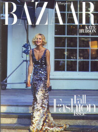 Kate Hudson magazine cover appearance Harper's Bazaar September 2007