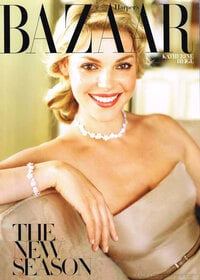Katherine Heigl magazine cover appearance Harper's Bazaar June 2010
