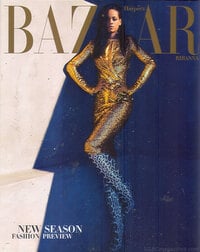 Harper's Bazaar August 2012 magazine back issue cover image