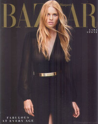 Harper's Bazaar April 2014 magazine back issue cover image