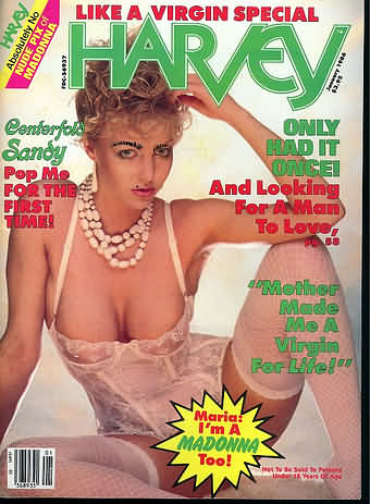 Harvey January 1986 magazine back issue Harvey magizine back copy 