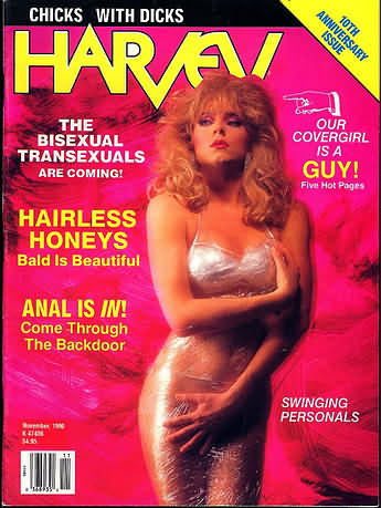 Harvey November 1990 magazine back issue Harvey magizine back copy 