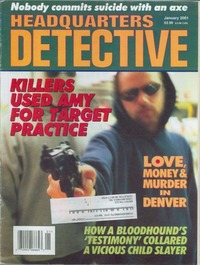 Headquarters Detective January 2001 magazine back issue