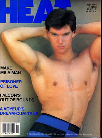 Heat July 1988 magazine back issue Heat magizine back copy 