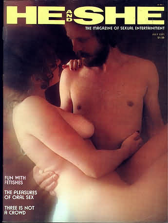 He & She July 1975 magazine back issue He & She magizine back copy 