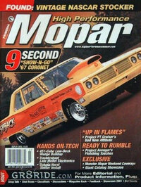High Performance Mopar July 2001 magazine back issue