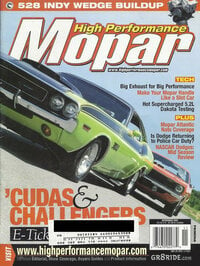 High Performance Mopar November 2001 magazine back issue