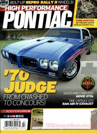 High Performance Pontiac July 2014 magazine back issue