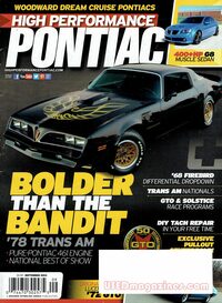 High Performance Pontiac September 2014 magazine back issue