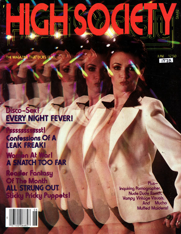 High Society June 1978 magazine back issue High Society magizine back copy high society magazine back issues, hottest magazine in america, nude girls, sex photos, vintage 1978