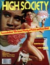 High Society August 1978 magazine back issue cover image
