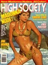 Suze Randall magazine cover appearance High Society October 1985