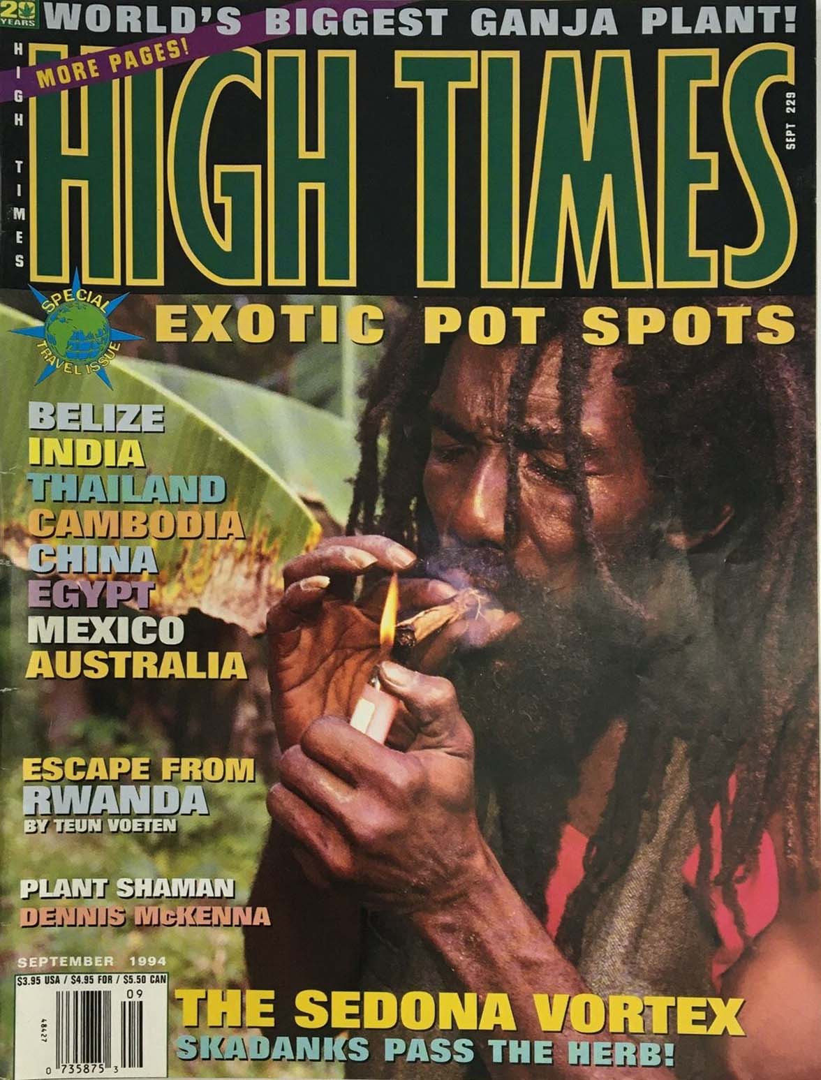 High Times Sep 1994 magazine reviews