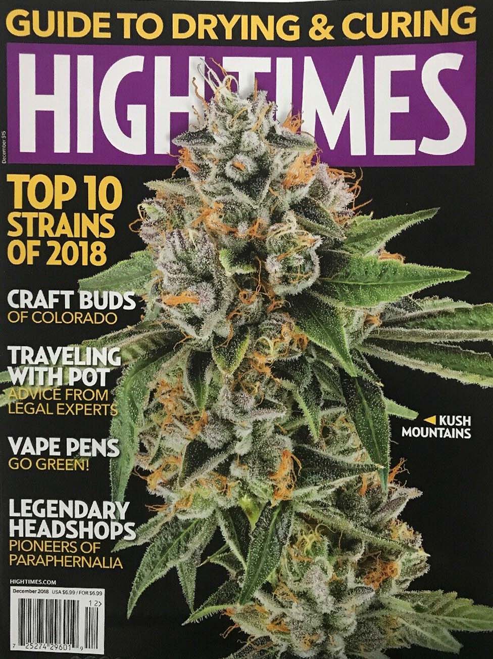 High Times Dec 2018 magazine reviews