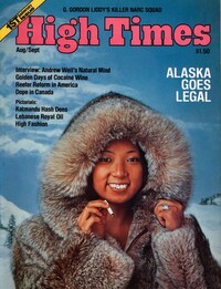 High Times August/September 1975 magazine back issue cover image
