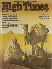 High Times Spring 1975 magazine back issue cover image