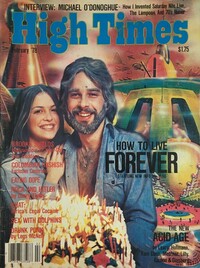 High Times February 1978 magazine back issue cover image