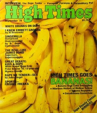 High Times September 1978 Magazine Back Copies Magizines Mags