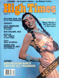High Times January 1979 magazine back issue cover image