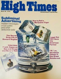 High Times March 1980 magazine back issue cover image