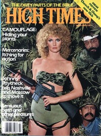 High Times March 1981 magazine back issue cover image
