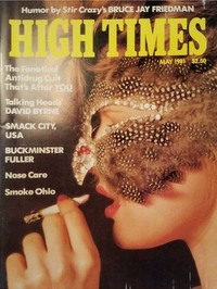 High Times May 1981 magazine back issue cover image