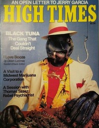 High Times September 1981 magazine back issue cover image