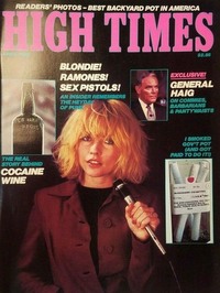 High Times April 1982 magazine back issue cover image