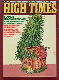 High Times March 1983 magazine back issue cover image
