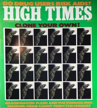 High Times September 1983 magazine back issue cover image