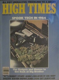 High Times February 1984 magazine back issue cover image
