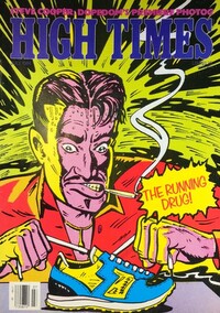 High Times July 1984 magazine back issue cover image