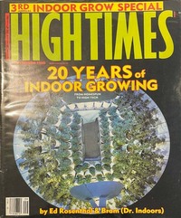 High Times September 1988 magazine back issue cover image